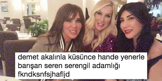 Ufak Tefek Cinayetler Gerçek Oldu! Seren Serengil Kanlı Bıçaklı Olduğu Hande Yener'le Barıştı, Ortalık Karıştı!