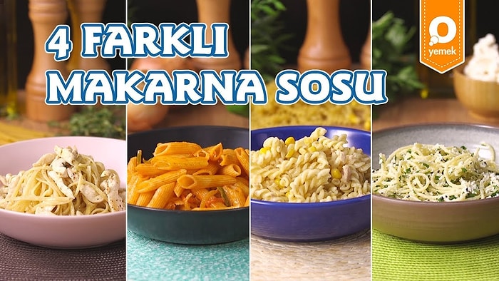 Pratik Makarna Tarifinize Lezzet Ekliyoruz: 4 Farklı Makarna Sosu Nasıl Yapılır?