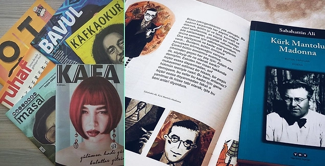Okunan edebiyat dergilerinin ya da bir kitabın altı çizili satırının paylaşıldığı story.