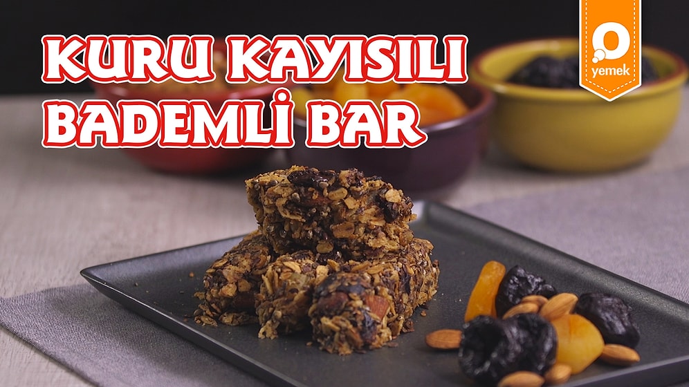 En Masum Tatlı Kaçamağı: Kuru Kayısılı Bademli Bar Nasıl Yapılır?