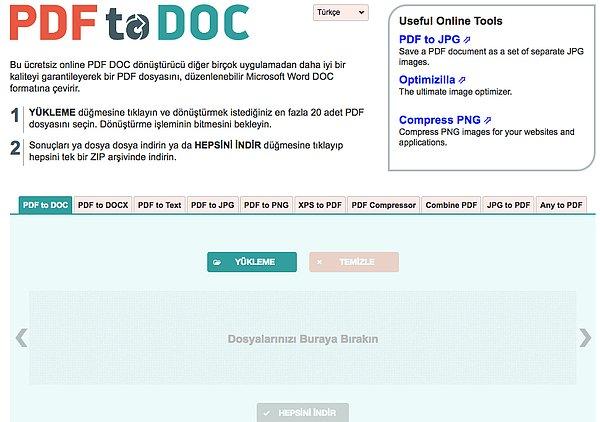PDF to Doc (Türkçe)