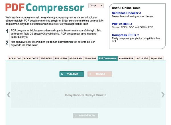 PDFCompressor (Türkçe)