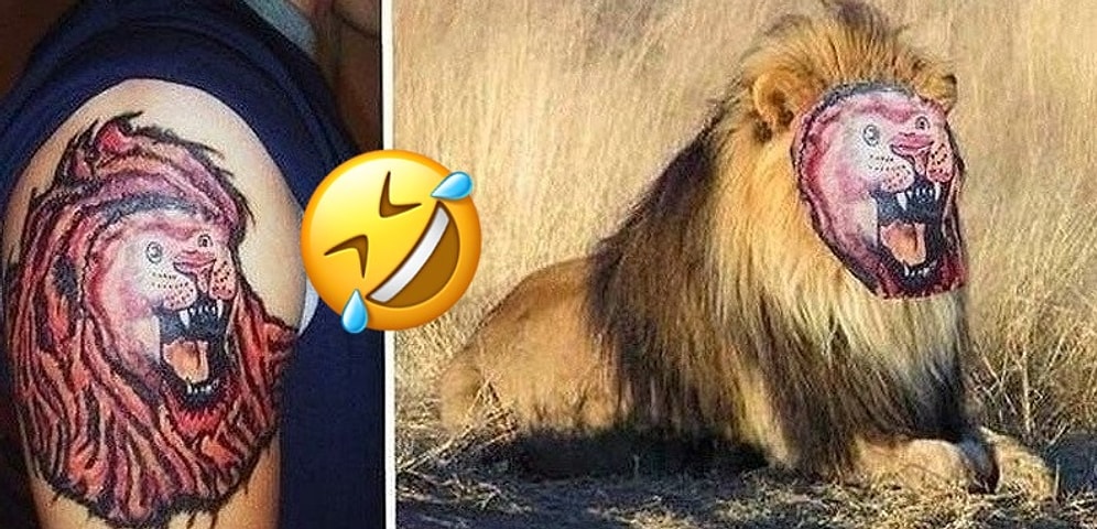 Смешно до слез! 20 неудачных татуировок, прифотошопленных к реальным лицам