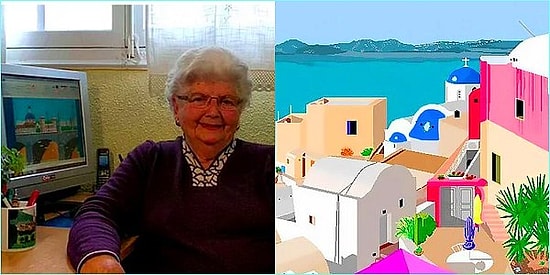 Альтернатива огороду: 87-летняя испанка рисует шедевральные картины в самом обычном MS Paint