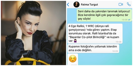 Fatma Turgut'a WhatsApp'tan Yürüdük! Güzeller Güzeli Başarılı Şarkıcımızla Eğlenceli Muhabbetimize Buyurun