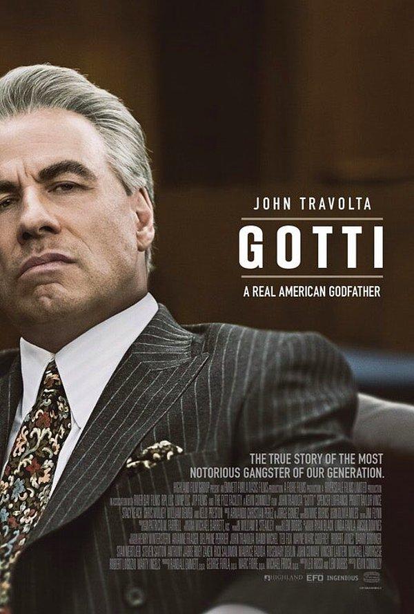 6. John Travolta'nın, mafya babası John Gotti'yi oynadığı Gotti filminin posteri yayınlandı.