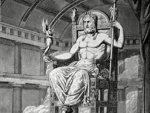 5. В каком греческом городе находилась статуя Зевса?