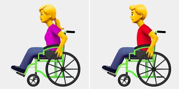 3. Женщина в ручной инвалидной коляске и мужчина в ручной инвалидной коляске: