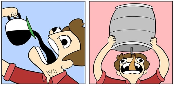 7. Наконец вы решаете держать себя в руках и знать свой предел. Но не получается 😁