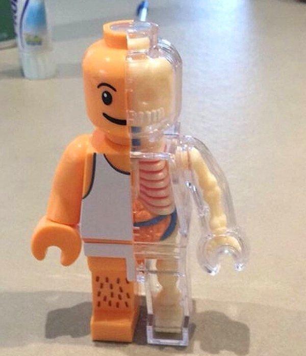 16. Kim demiş LEGO'ların iskeleti olmaz diye?