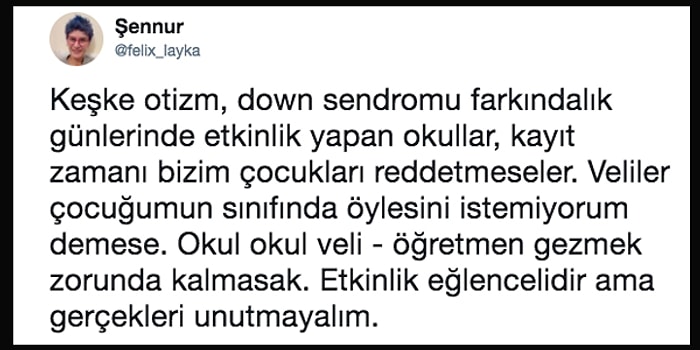 Bir Öğretmenin Haklı İsyanı: Farkındalık Günlerinde Etkinlik Yapan Okullar Otizmli ve Down Sendromlu Çocukları Kabul Etmiyor, Veliler de İstemiyor!