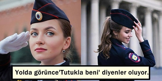 Rusya'nın Görenlere 'Tutukla Beni!' Diye Laf Attıracak Kadar Çekici ve Güzel Kadın Polisleri 😎