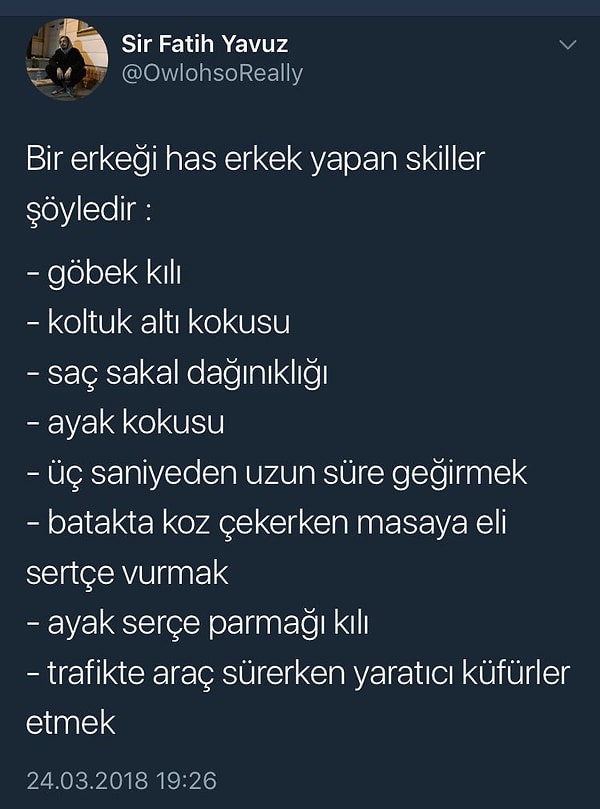 1. İstemiyoz böyle erkek, git burdan!