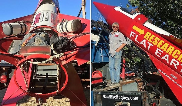 3. В 2017 году Хьюз уже собирался взлететь на своей ракете.