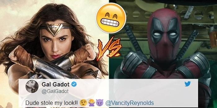 Gal Gadot'un "Benim Hareketimi Çalmışsın" Diyerek Deadpool'a Takılması ve Ryan Reynolds'ın Klas Cevabı!
