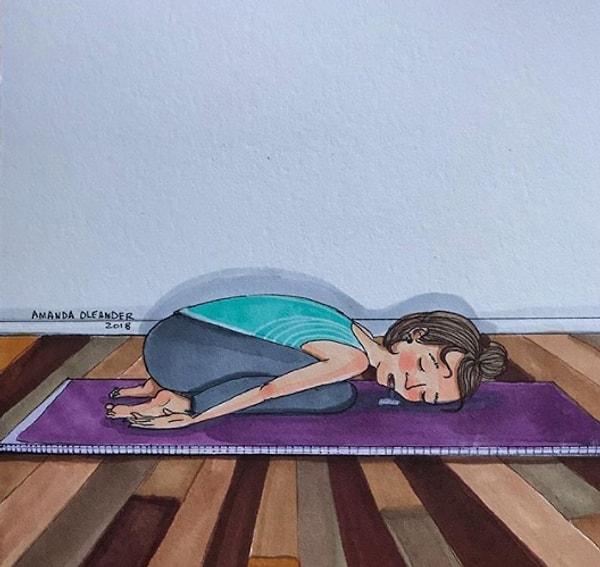 15. Hiç yoga yaparken uyuyakaldınız mı? İtiraf edin!