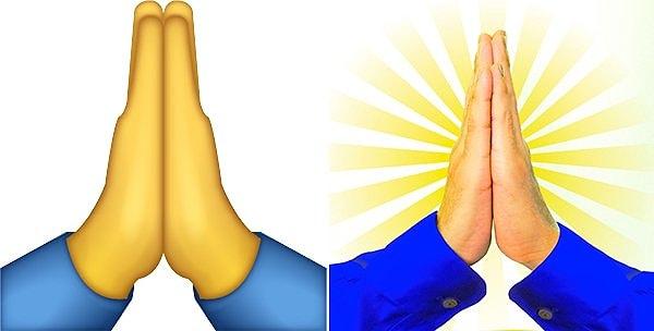 7. WhatsApp, Facebook Messenger vb. yazışmalarda "İnşallah" temennisi için kullandığımız dua emojisi aslında 'High five' hareketinin emojisidir. Yani çak bi beşlik!. 🙏