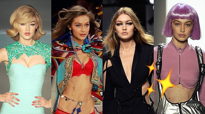 İkonik Yürüyüşü ve Sıkça Eleştirilen Vücudu ile Yüksek Modanın Vazgeçemediği Süpermodel Gigi Hadid'in Podyum Evrimi!