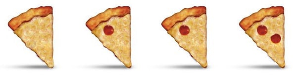 8. Какой кусочек пиццы должен продолжить эту цепочку?