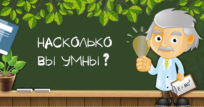 Если вы сможете набрать в этом тесте больше 8 правильных ответов, то вы умнее, чем 90% людей