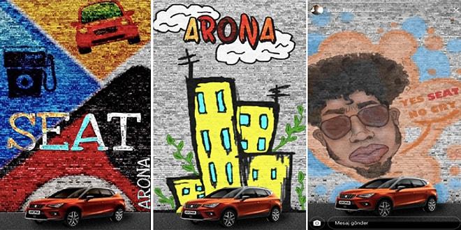 Çiziktirme Kuşağı Son Hızıyla Devam Ediyor! Önünde SEAT Arona'nın Park Etttiği Duvarı Şahesere Çeviren 10 Takipçimiz