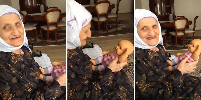 Oyuncak Bebeği Gerçek Zanneden Ninenin İçinizi Isıtacak Anları