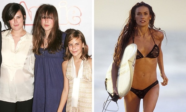 6. Деми Мур, 3 детей.