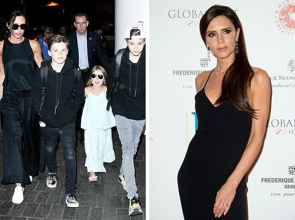 8. Виктория Бекхэм, 3 сыновей и 1 дочь