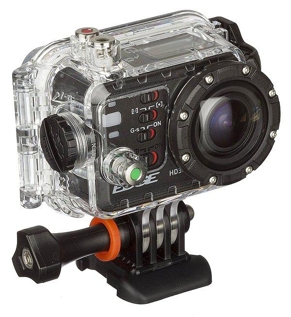 1. "Benim adım aksiyon, ama kameralar çok pahalı" diyenler için: Su geçirmez kabıyla beraber gelen aksiyon kamerası.