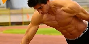 ‘Suriyeli Bruce Lee’den İki Parmak Şınavında Dünya Rekoru