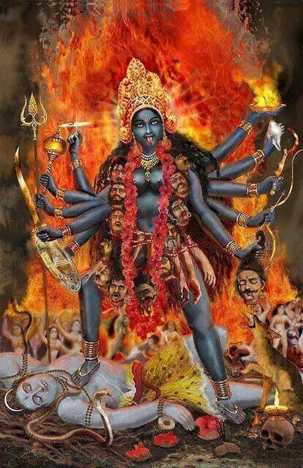 Tanrıça Kali ise en korkutucu figürlerden biri!