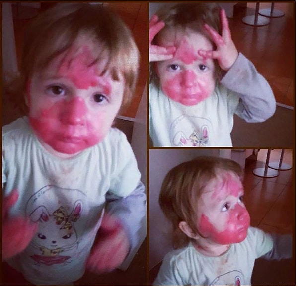 8. Напоминание себе: получше прятать косметику в следующий раз