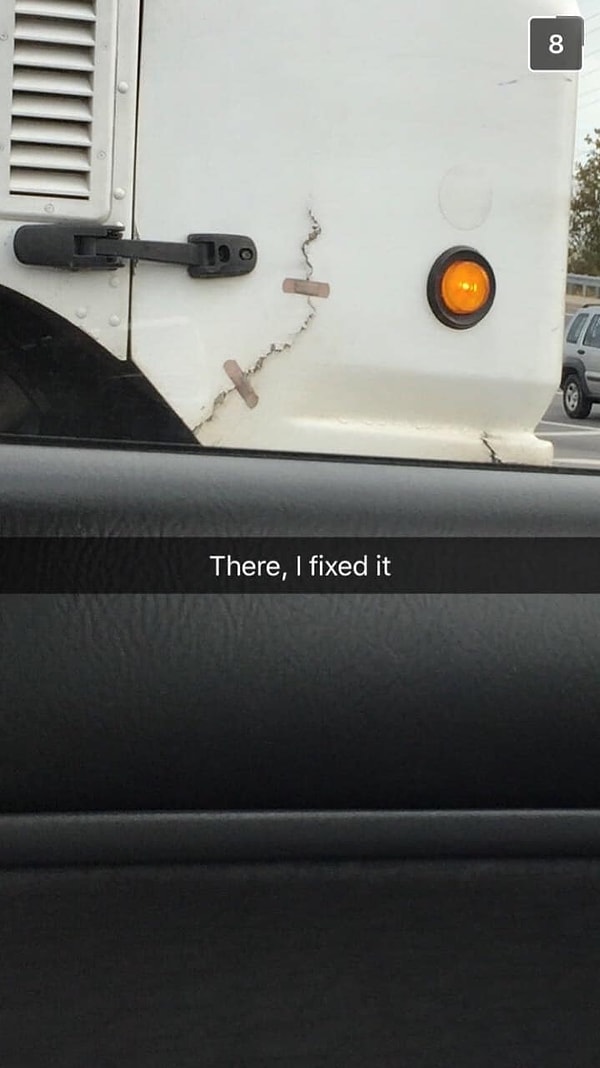 5. Еще бы подорожник приложил, ей-богу!