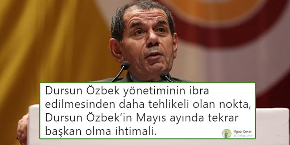 Dursun Özbek Yönetiminin Mali Açıdan İbra Edilmesinin Ardından Galatasaraylı Taraftarlar İsyan Etti