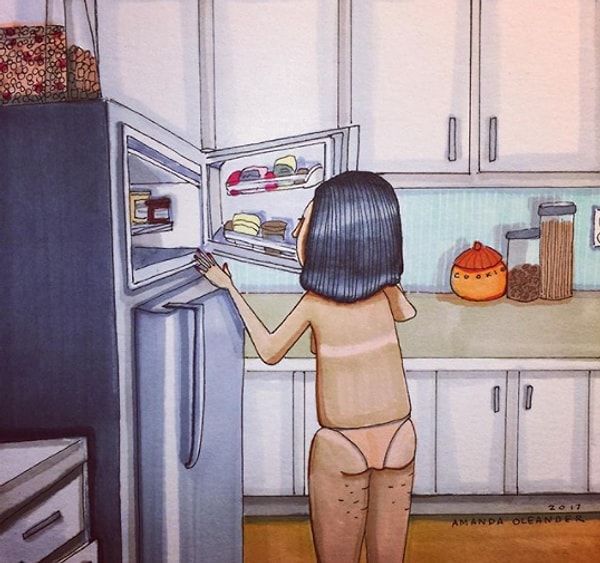 1. Ночной жор - наше самое любимое занятие 😍