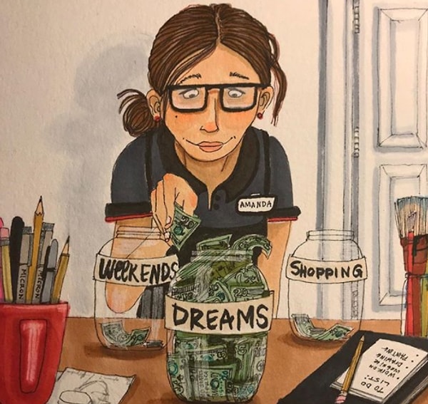 6. Деньги на выходные/мечты/шоппинг 😄 😅