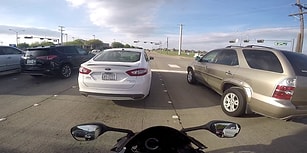 Motorcunun Ucuz Kurtulduğu Aksiyon Filmlerini Aratmayan Kaza