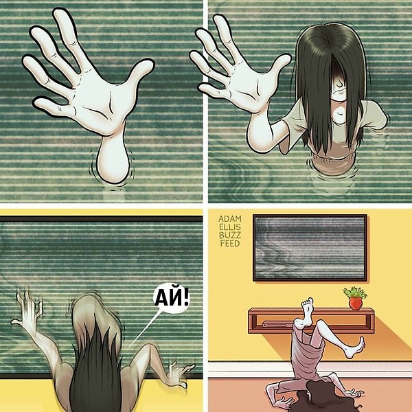 9. Новые технологии vs. старые ужастики 😆