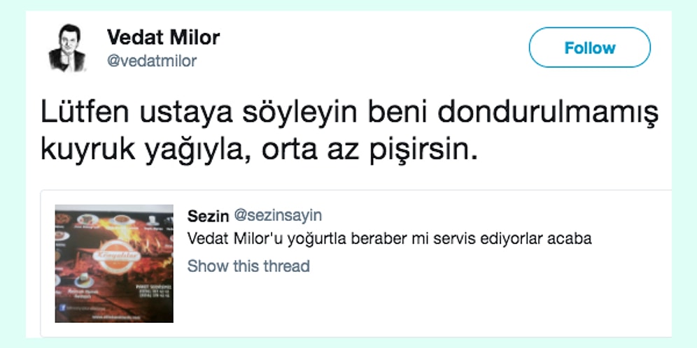 Kendi İsmini Bir Lokantanın Menüsünde Gören Vedat Milör'un Aşırı Samimi Tepkisi