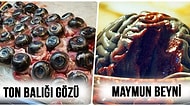 Oldukça Ürkütücü Görünen ve Yemesi Cesaret İsteyen 21 Yemek
