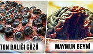 Oldukça Ürkütücü Görünen ve Yemesi Cesaret İsteyen 21 Yemek