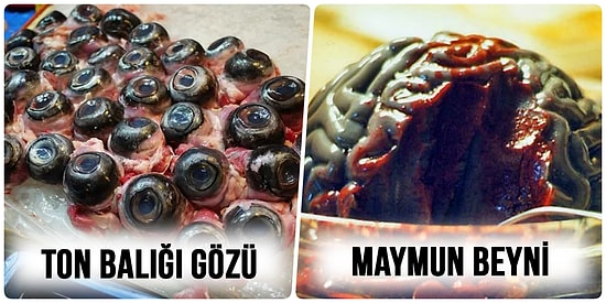 Oldukça Ürkütücü Görünen ve Yemesi Cesaret İsteyen 21 Yemek