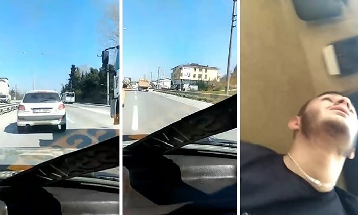 Tofaşla Makas Atarken Taklaya Gelen Gençler