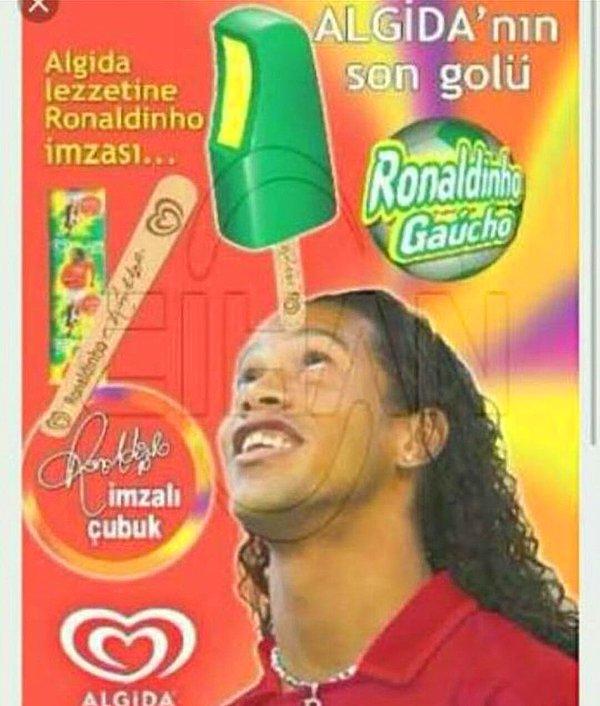 11. Ronaldinho'nun her reklamda oynadığı yıllar...