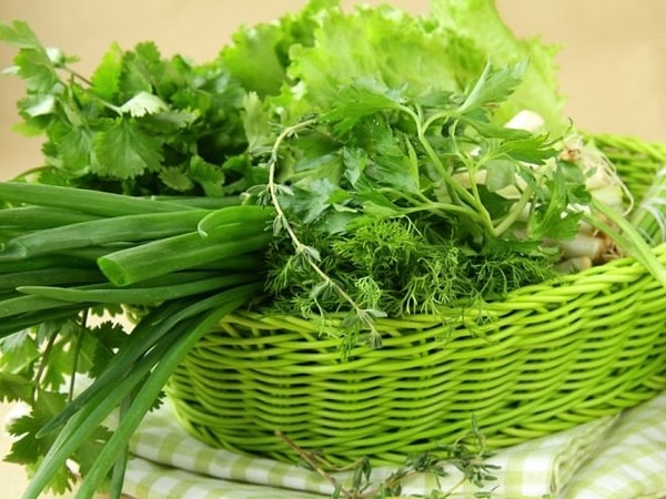 10. Свежая зелень