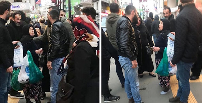 Vatandaşlar Kalkan Oldu, Tezgahına El Konulmak İstenen Asiye Teyze'yi Zabıtaya Vermediler!