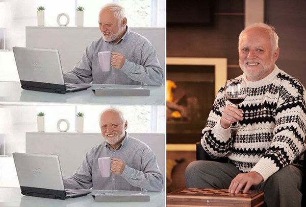 7. Мем "Hide The Pain Harold" (Гарольд)