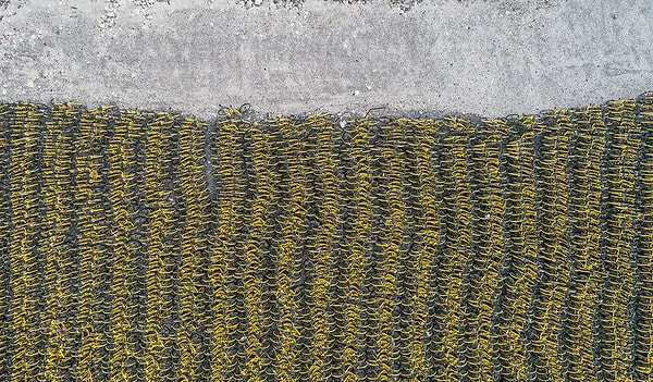 7. Вид сверху на стоянку неиспользуемых велосипедов