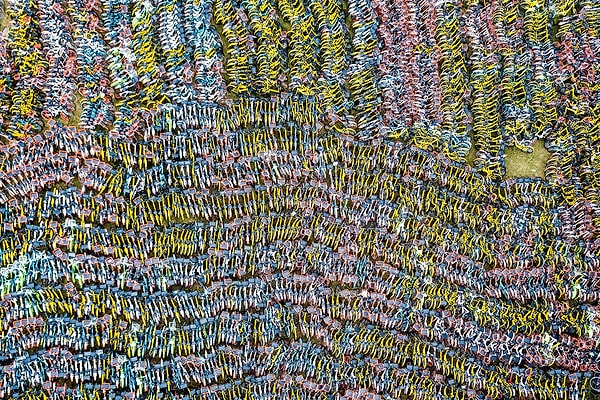 12. А это велосипеды, которые конфисковала полиция в связи с тем, что они были неправильно припаркованы и мешали прохожим