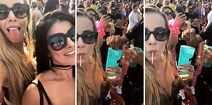 Selfie Çekerken İçeceğine Hap Atıldığı Anları Kaydeden Kadın